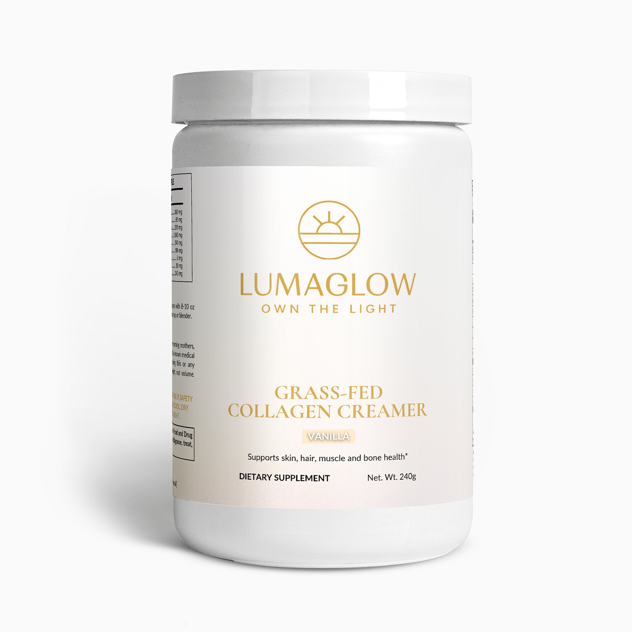 Grass-Fed Collagen Creamer (Vanilla)