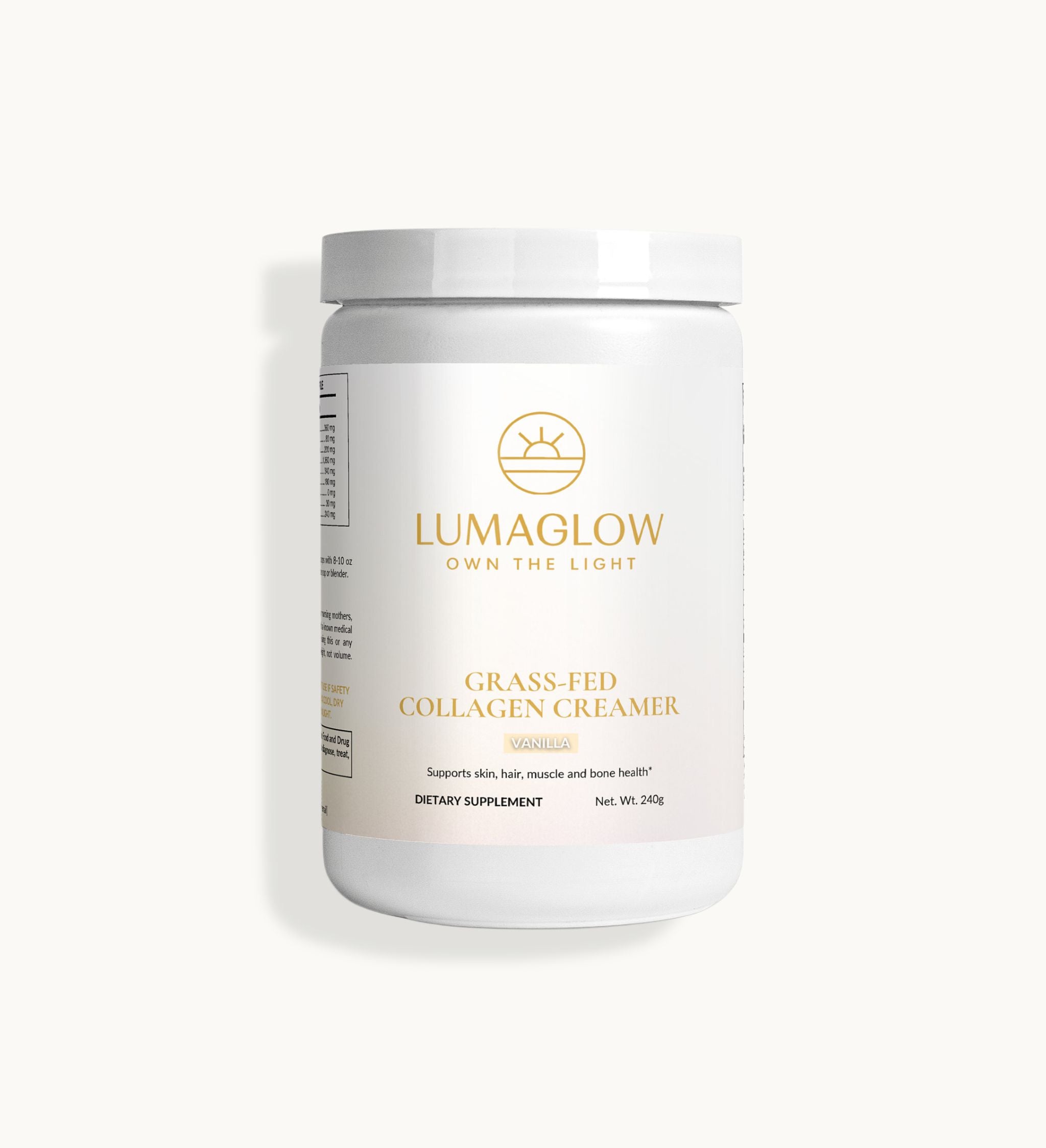 Grass-Fed Collagen Creamer (Vanilla)